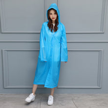 Load image into Gallery viewer, FGHGF Fashion EVA Women Raincoat Thickened Waterproof Rain Coat Women Clear Transparent Camping Waterproof Rainwear Suit