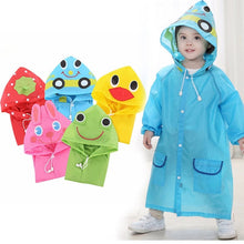 Load image into Gallery viewer, 1PC Cartoon Animal Style Waterproof Kids Raincoat For Children Rain Coat Rainwear/Rainsuit Student Poncho Drop Shipping