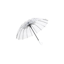 Load image into Gallery viewer, Semi-Automatic Transparent Umbrellas For Protect Against Wind And Rain  Long-Handle Umbrella Clear Field Of Vision