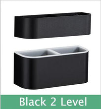 Load image into Gallery viewer, Black Portable Wall Mounted Umbrella Stand Rack Solid Color Umbrella Storage Holder Shelf for Home Office Umbrella Holder